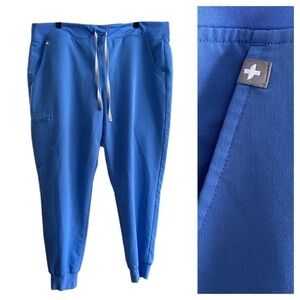 FIGS Blue Zamora Jogger Scrub Pants XXL